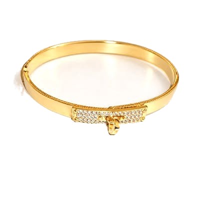 Pick Any 3 Gold-Tone Bangles - Bundle (Crystal Bracelets)