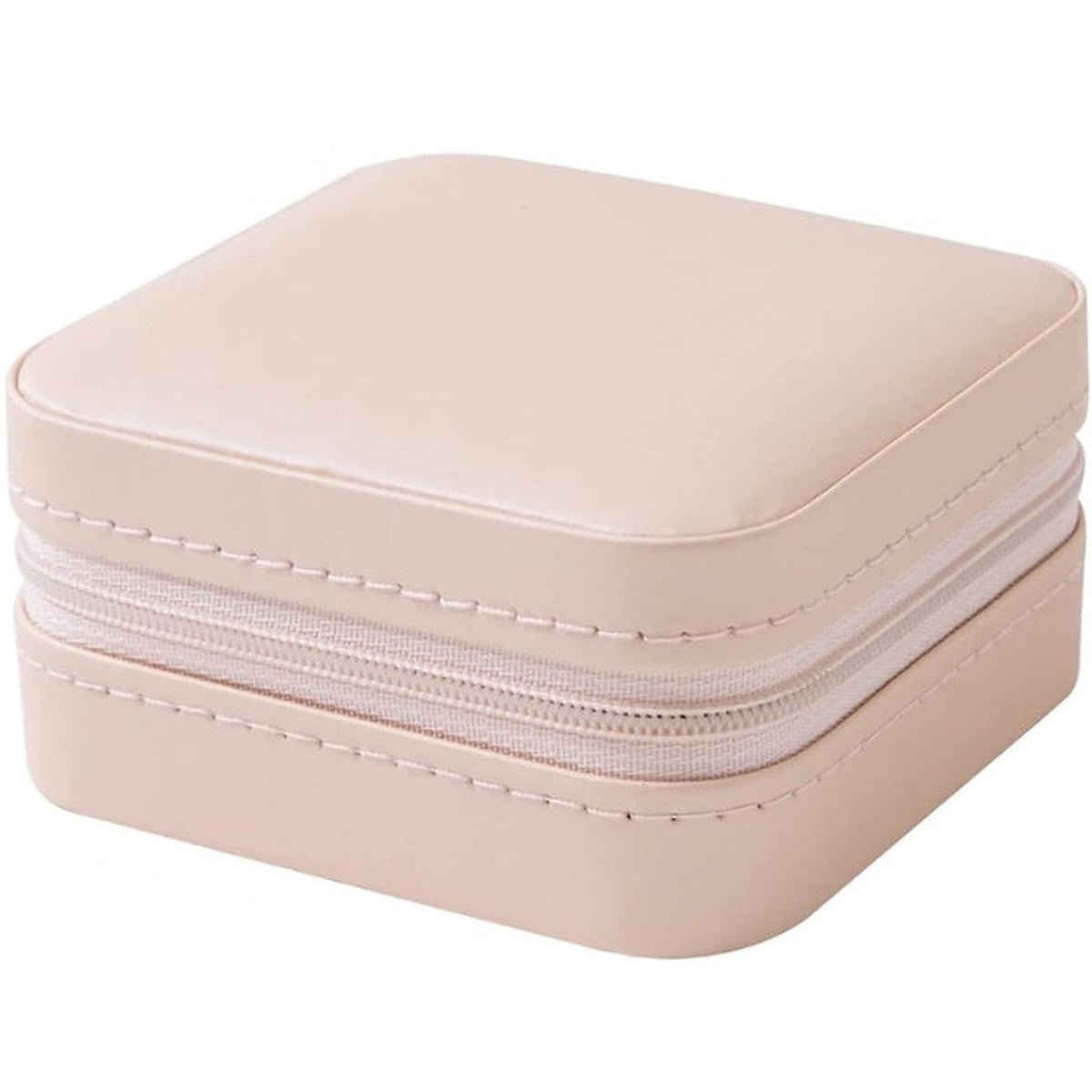 Travel Jewelry Case with Mirror – Compact Jewelry Organizer for Women
