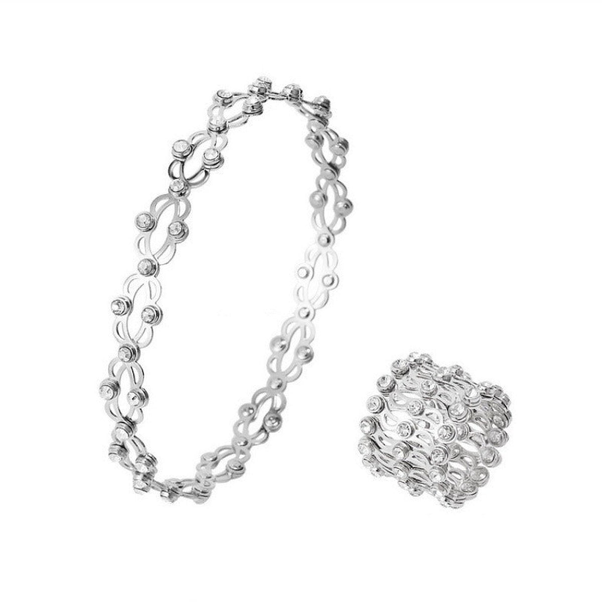 2-in-1 Transforming Ring Bracelet – Adjustable Stretch Unisex