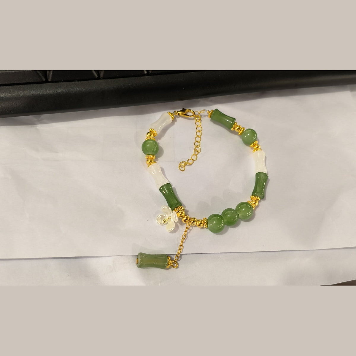 Flower Charm Bracelet for Women – Chinese-Style Floral