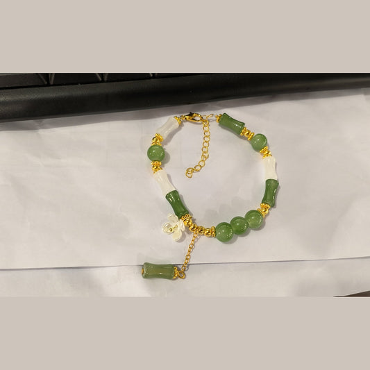 Flower Charm Bracelet for Women – Chinese-Style Floral