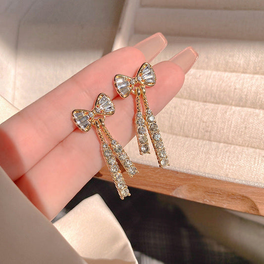 Butterfly Rhinestone Earrings for Women