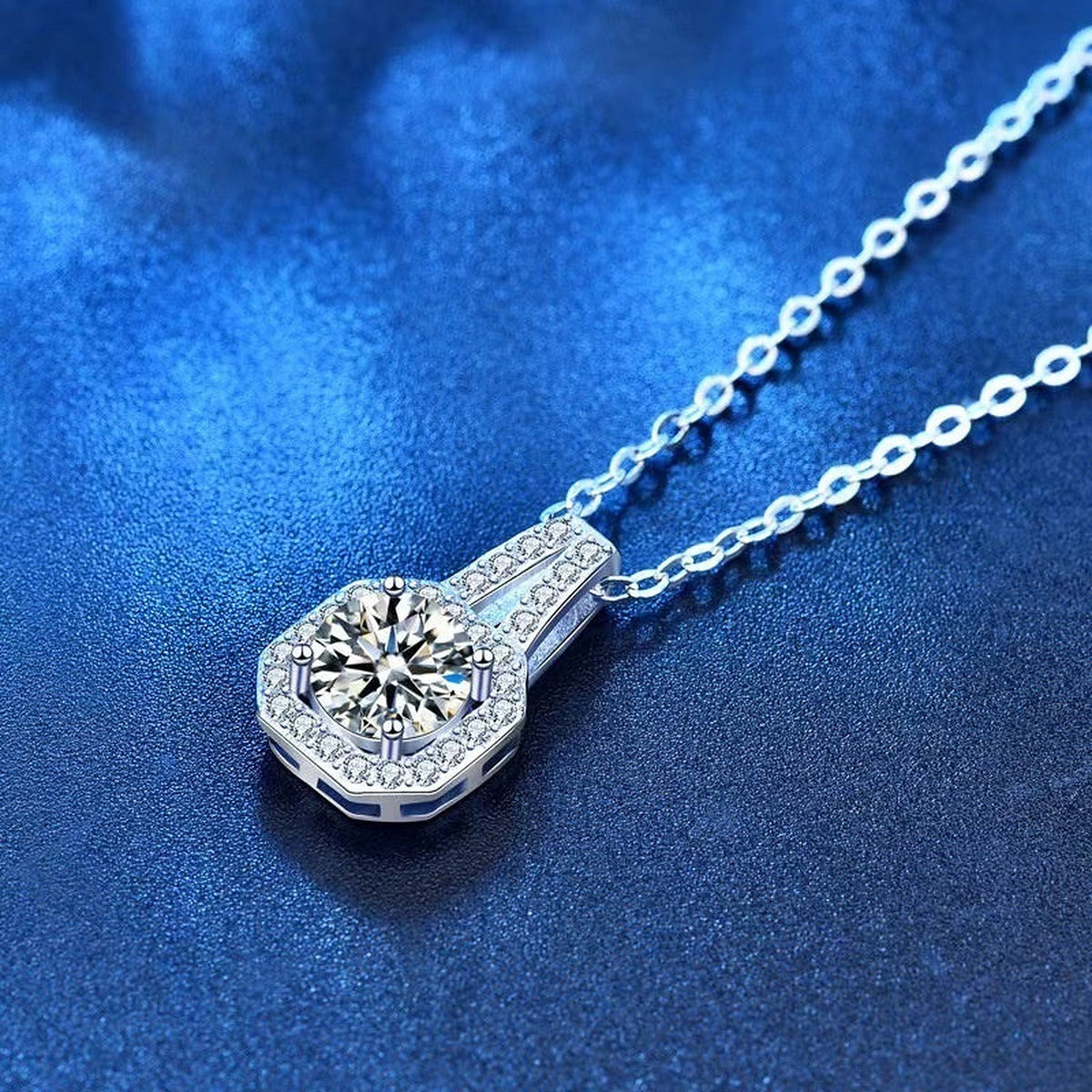 Silver-Tone CZ Pendant Necklace for Women – Everyday Sparkle