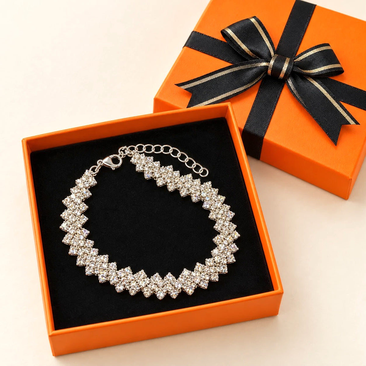 Silver 3-Piece Jewelry Set - Necklace, Bracelet & Earrings